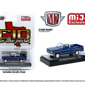 M2 Machines 1:64 1977 Chevrolet Cheyenne 10 – Blue – C10s
